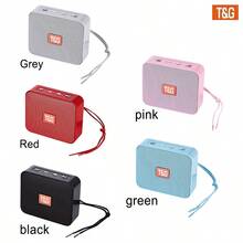 T&G-TG166户外便携式迷你无线音箱，支持TWS免提通话/FM/TF卡/U盘，可连接手机/平板/电视，适用场景：露营/送礼/节日/派对，小巧可爱的音箱音乐播放器，多种颜色可选，锂离子电池500毫安时