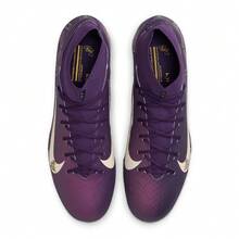 Nike Men's ZM SUPERFLY 10 ACADEMY KM TF Football/Soccer Shoes, High-Top FQ8333-500 - Purple - View 5
