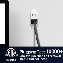 Hyper Tough 10-Foot 3-Outlet Light-Duty Extension Cord, White - 1 Pcs - View 6