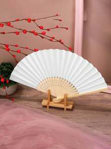 1 PIEZA/5 PIEZAS/10 PIEZAS/15 PIEZAS/20 PIEZAS Abanico de mano plegable de papel personalizado portátil, suministros para fiestas y bodas, regalo de abanico de mano, decoración, abanicos manuales, muy adecuado como regalo de fiesta y utilería fotográfica. Adecuado para decoración en restaurantes, paredes, bodas, fiestas, duchas nupciales, fiestas de cumpleaños, despedidas de solteras, regalos para fiestas de bodas.