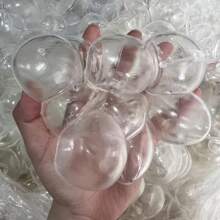 Nova bola de água de borracha TPR oca para alívio do estresse, bolas de borracha oca inquebráveis, chocalhos, acessórios para enchimento de brinquedos DIY