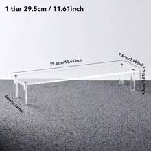 1 pièce Support d'affichage en acrylique transparent, à 1-5 niveaux. Organisateur cosmétique, support en acrylique pour parfum, support à cupcakes, pour figurines Amiibo et POP, présentoir pour aliments et desserts, produits de fournisseur cosmétique