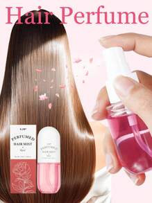 Rose Enchanting Hair Fragrance Mist- Long-Lasting, Non-Greasy, Moisturizes, Refreshing, And Seductive Warm Floral Scent For Women - Perfect Dating, Party, And Daily Life Gift Idea For Her