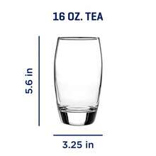 6ss6 Ellendale Vasos De Vidrio, 16 Onzas, Juego De 8 - 1 - View 2