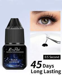 1/2/3 件 5ml/12ml 无味无刺激假睫毛胶水，持久牢固 - 黑色 - 查看 10