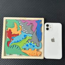 Montessori Early Educational Baby Wooden Animal Jigsaw Puzzle Wooden Puzzle Cartoon Animal Characters Baby Toys