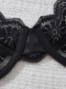 Set de 2 piezas de lencería sexy para mujer - Sujetador push-up y bragas, apropiado para atuendos diarios