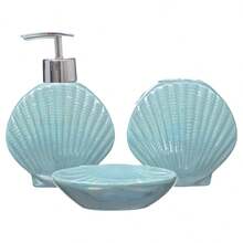 Bathroom Kit Lavatory Liquid Soap Holder / Seabed 01 - Blue - View 4