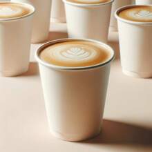 56/50/40/30/25/20/10pcs Thick Disposable Paper Cups, Suitable For Sampling, Advertising Promotion, Coffee/Milk Tea, Heat-Resistant & Leak-Proof, Great For Brand Promotion!