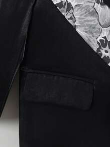 2 peças/Conjunto Terno Formal para Meninos Jovens Jaqueta + Calça, Roupa de Desempenho, Pajem para Casamento, Fantasia Escolar de Feriado, Primavera/Outono