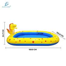 Piscina inflable con aspersores - Blanco - Ver 3