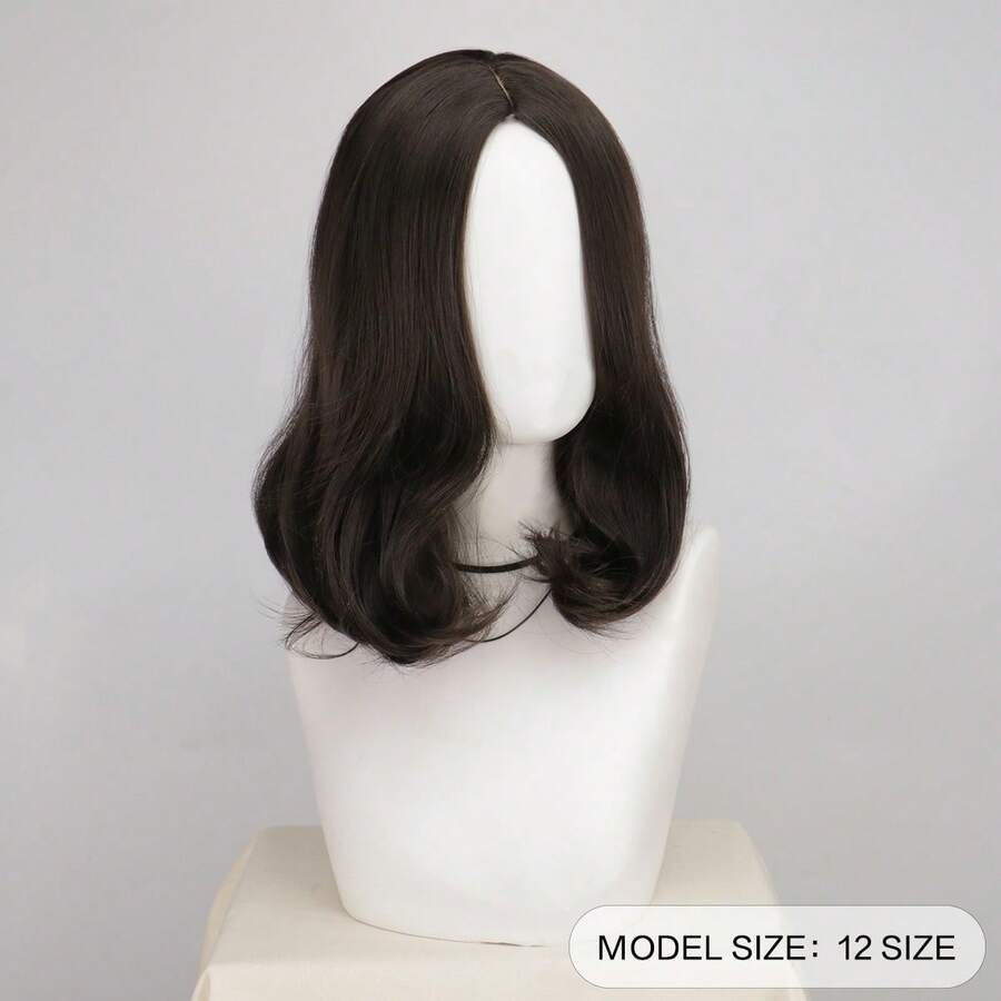 4 件棕色卷发假发，适合《疾速追杀》第四章角色扮演和万圣节 - 深棕色 - 查看 1