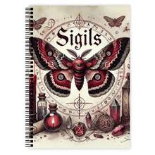 1 cuốn sách phép thuật cổ điển, bản thảo huyền bí, hướng dẫn biểu tượng huyền bí, nhật ký ma thuật, sách nghi lễ nghệ thuật đen tối, dụng cụ ma thuật cầm tay, đồ dùng học tập, trở lại trường - Nhiều màu - Xem 1