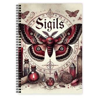 1pc Vintage Book Of Magic Spells, Occult Manuscript, Mystical Symbol Guide, Magic Diary, Dark Arts Ritual Book, Portable Magical Tools School Supplies, Back To School