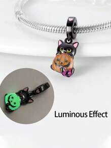 STYFNE 1 Set de Colgantes Conmemorativos de Ceremonia de Graduación: Colgante de Gorila, Colgante de Bulldog, Colgante de Calavera, Suministros de Pulsera con Cuentas para Hacer Joyería DIY, Pequeños Regalos Diarios Hechos a Mano para Mujeres