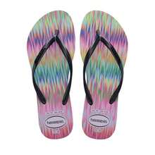 Havaianas Women's Slim Bright Flip Flop Sandals |  | Women Flip-Flops - 黑色 - 查看 5