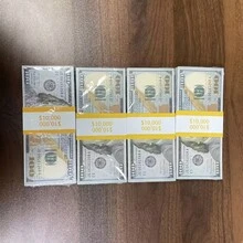 New Upgraded Version Of Movie Props Money, High Quality | Simulation Of $100 Props Bill, For Party Games Party, Film And Television Music Shooting - The Best Gift For Parties, Weddings, New Year, Birthdays, Game Activities - 4stack = 400 pieces - View 1