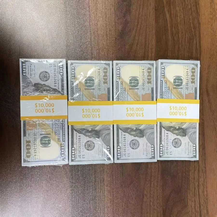 New Upgraded Version Of Movie Props Money, High Quality | Simulation Of $100 Props Bill, For Party Games Party, Film And Television Music Shooting - The Best Gift For Parties, Weddings, New Year, Birthdays, Game Activities - 4stack = 400 pieces - View 1