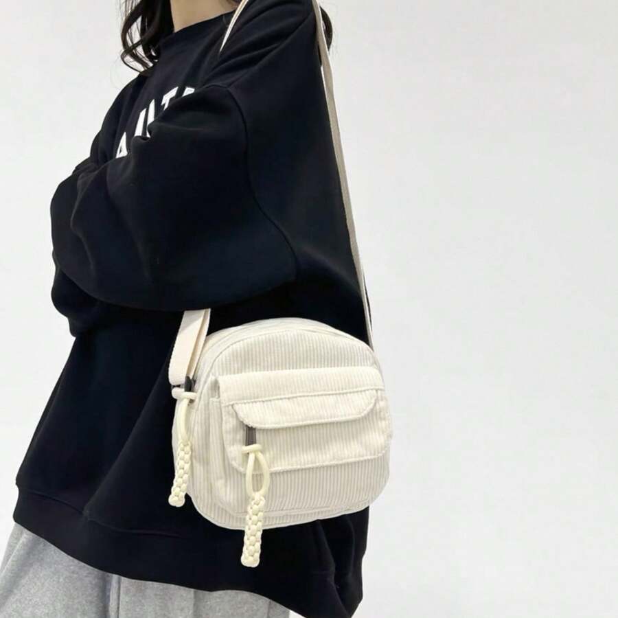 Multineos Comercial Unisex Waterproof Crossbody Shoulder Bag - White - View 1