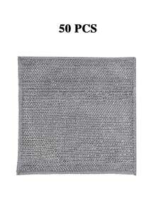 1/5/10/15/20/30/40/50片金属网清洁布钢丝绒替换布家用清洁布不粘油抹布厨房炉灶洗碗锅清洁工具适用于卫生清洁油污清洁桌面清洁炉灶洗碗洗锅厨房餐厅