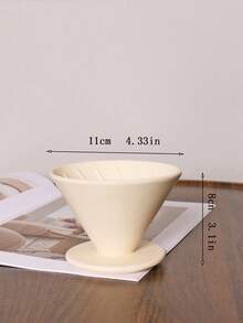 Zazumi 1 Set de Cafetera de cerámica para compartir, Filtro de goteo de café hecho a mano, Tazas de café con estilo de crema personalizadas, regalo para amigos amantes del café de vuelta a la escuela