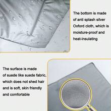 Thick Fleece Mattress Pad, Foldable Nap Mat For Sleeping, Camping, Office Lunch, Tatami Futon Single Size, Portable & Comfortable