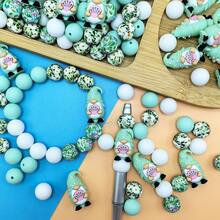 4/25/49/66/Pcs 3D Dwarf Series Silicone Beads Set - Various Colors And Patterns | Cute Designs | Smooth Finished Beads - Ideal For DIY Keychains, Necklaces, Bracelets, Decorative Pens, Jewelry And Pendants Handcrafts - Creative Holiday Decorations Jewelry Making Supplies - Beads & Bead Assortments - 3D Dwarf Series - View 10