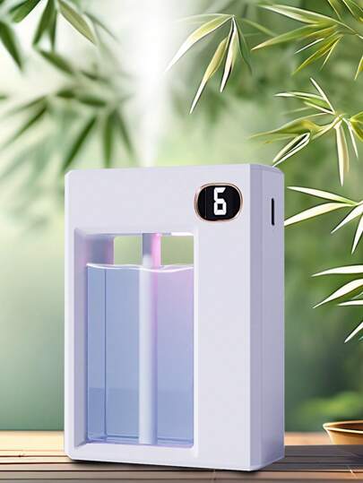 Automatisk aromaterapidiffusor för hem, rum, sovrum, kontor, hotell - Långvarig luktborttagare och luftfräschare - Val av doftoljor - Tyst ultraljudsdiffusor - Mini bärbar aromdiffusor