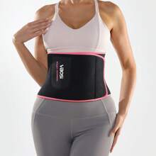 VBOSI Centură de talie din neopren unisex pentru femei și bărbați, 1 bucată - Centură reglabilă pentru slăbire, pentru susținere a abdomenului, la sală și pentru uz zilnic