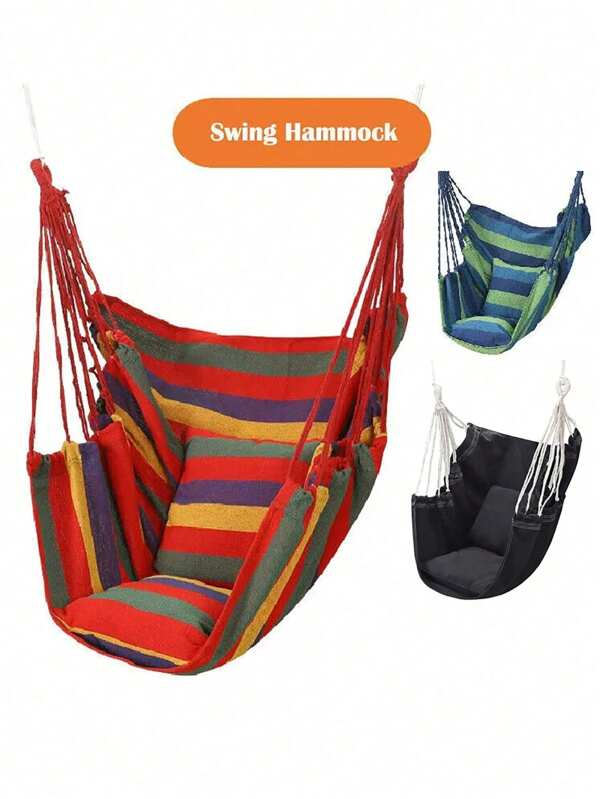 Tragbare hängende Hängemattenstuhl, Segeltuch-Hängematte, Schlafzimmer-Hängestuhl, große Outdoor-Hängemattenstuhl für Terrasse