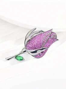 Broche de flor de peonía esmaltada con estilo retro, accesorio de flor de perla sintética de alta gama, apto para fiestas, cumpleaños, Navidad, San Valentín, Día de Acción de Gracias, mamá, madre, Día de la Madre, regalo