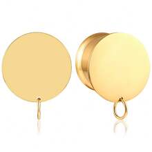 2 件 DIY 耳塞 不锈钢耳道塞 穿孔首饰 耳扩器 拉伸器 吊坠耳塞 适合男女 - DIY - 查看 33