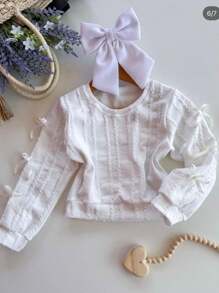 Blusa Infantil Manga Comprida Para Meninas Moda Inverno