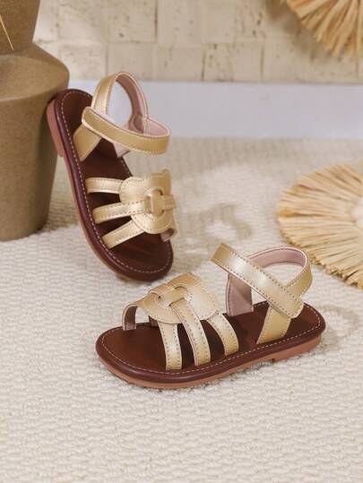 Dziewczęce sandały z odkrytymi palcami Bear Design, uniwersalne buty księżniczki z miękkim dnem, antypoślizgowe modne buty plażowe, nowa kolekcja wiosna/lato 2023