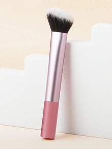 1支基础轮廓化妆刷，适用于脸颊、额头、下颌线、鼻子——晕染、加深轮廓、定妆。兼容粉状、液状、膏状化妆品，可用作粉底刷、遮瑕刷、腮红刷、轮廓刷、修容刷、散粉刷、粉底刷、腮红刷。 - 粉色 - 查看 2