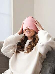Gel Ice Pack Headache Migraine Relief Cap(Single Layer) - Stretchable Headgear For Cold & Hot Therapy To Alleviate Headaches, Unscented, Use Without Power, Battery-Free - Effective For Tension, Stress, Fever, Fatigue Relief, Back To School Supplies Wear Resistant - Multicolor - View 11