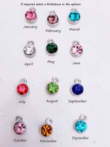 1pc Birthstone Keyring - Birth Stone Keychain - March Birthday Gifts - Friendship Key Ring - Personalised Birthday Gift For Her March Baby ,Valentine's Day Custom Photo Wedding Gift Keychain, Personalised Wedding Date Photo Keychain