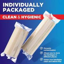 Premium Elastic Bandage Wrap - 6" (2pk) - Strong Compression - Self-Closing Reusable Bandages, Knee, Abdomen, Lymphedema - Body Wrap - Mix 4pk (4in & 6in) - View 7