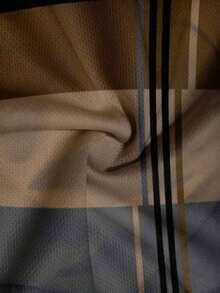 夏季大码男士休闲拼色拼接T恤