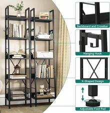 Magazine Rack - Black - View 6