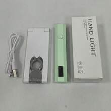 Convenient Handheld Nail Dryer Lamp UV/LED Nail Curing All Gel Polish Nail Art Tool Type-C Rechargeabl Quick Dry Nail Lamp,3-In-1 Set Including Bracket, Nail Lamp, And Data Cable, A Small Gift That Can Be Given As A Gift, Affordable And Good Value For Money
