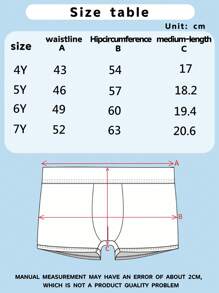 8-Pack Cartoon Dinosaur Print Boys Cotton Boxers Big Boy Little Boy Soft Boxers Four Seasons Comfort