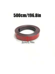 Flexibles magnetisches Band - Klebestreifen mit starkem Selbstklebeffekt, ideal als magnetische Rolle für alle Projekte, klebrige Magnete für Kühlschrank, Stärke, starker Kleber, Polyestermaterial, runde Form für Bastel- und Kunstprojekte, täglicher Bürogebrauch