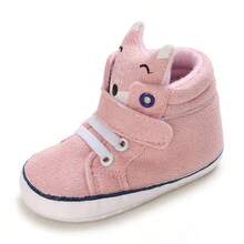 Zapatos de fondo suave con diseño de dibujos animados para bebés de 0 a 1 año, para primavera/otoño - Rosa - Ver 2