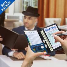 Guest Checks Server Note Pads 1000 Orders Waitress Notepad For Restaurants 20 Books - LightGreen - View 2