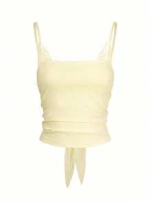 Vaiaye Women's Sexy Lace Camisole Top, Waist Fitted, Spring & Summer