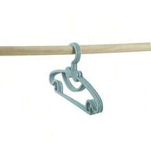 10Pcs Portable Clothes Hanger Kids Children Toddler Baby Clothes Coat Plastic Hangers Hook Household Kids Clothing Or - Multicolor - View 10