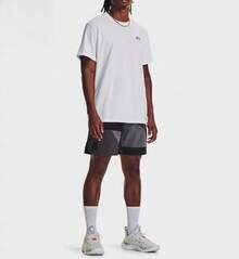 Under Armour Camiseta suave de manga corta casual de baloncesto para hombres Curry - Blanco - Ver 2