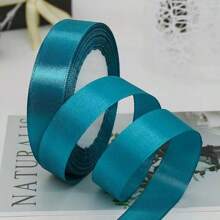 Rainbow Ribbon Solid Series 10 Colors Double Sided Satin Ribbon Used For Gift Packaging, Happy Birthday Party Decoration, Wedding Decoration, And Bouquet Decoration