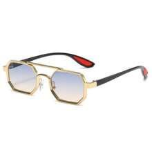 1 buc Ochelari Future Technology Ramă geometrică metalică universală, Ochelari de modă esențiali pentru condus, ciclism și călătorii, Ramă mică Ochelari de modă personalizați pentru decorare casual